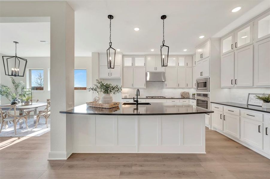Furnished interior view inside a new home in South Pointe Manor Series, Mansfield (Image 17).