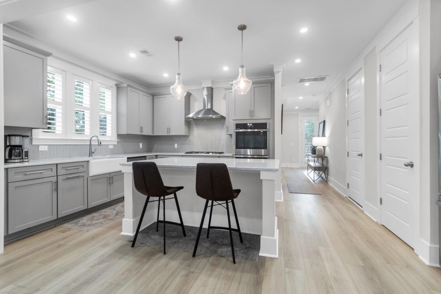 Furnished interior view inside a new home in , Charleston (Image 9).