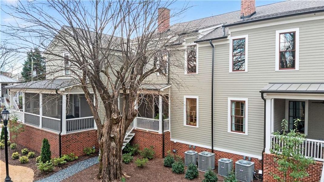 Exterior details and patio area of a home in , Roswell (Image 23).