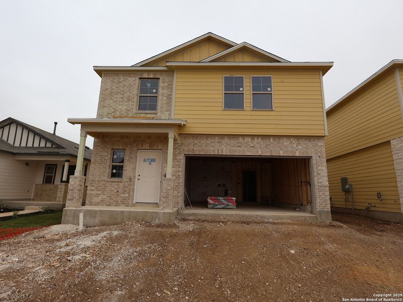 In-progress construction of a new home in Winding Brook, San Antonio, TX (Image 20).