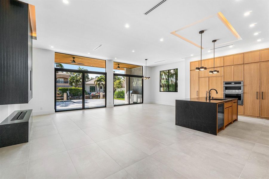 Furnished interior view inside a new home in , Pompano Beach (Image 4).