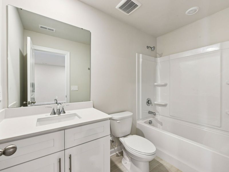 Furnished interior view inside a new home in Crossrail Station, Mooresville (Image 7).