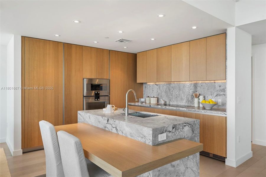 Furnished interior view inside a new home in , Miami Beach (Image 7). Furnished interior view inside a new home in , Miami Beach (Image 7).