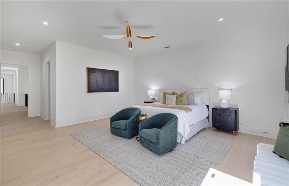 Furnished interior view inside a new home in , Atlanta (Image 10).