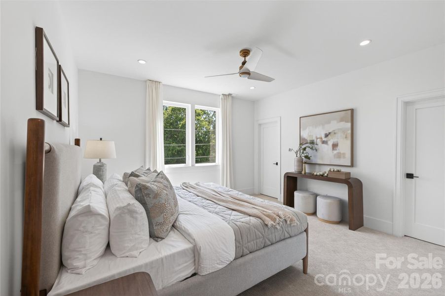 Furnished interior view inside a new home in , Charlotte (Image 12).