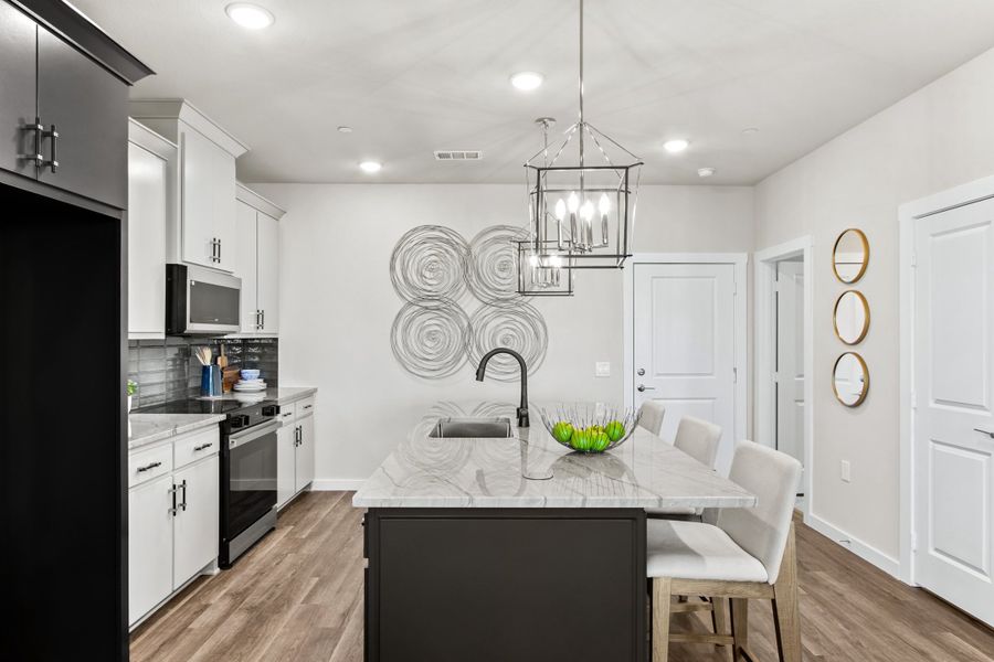 Furnished interior view inside a new home in Wildridge, Oak Point (Image 11).
