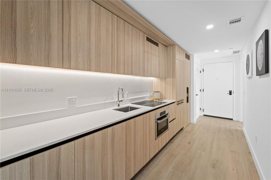 Furnished interior view inside a new home in , Miami (Image 8).
