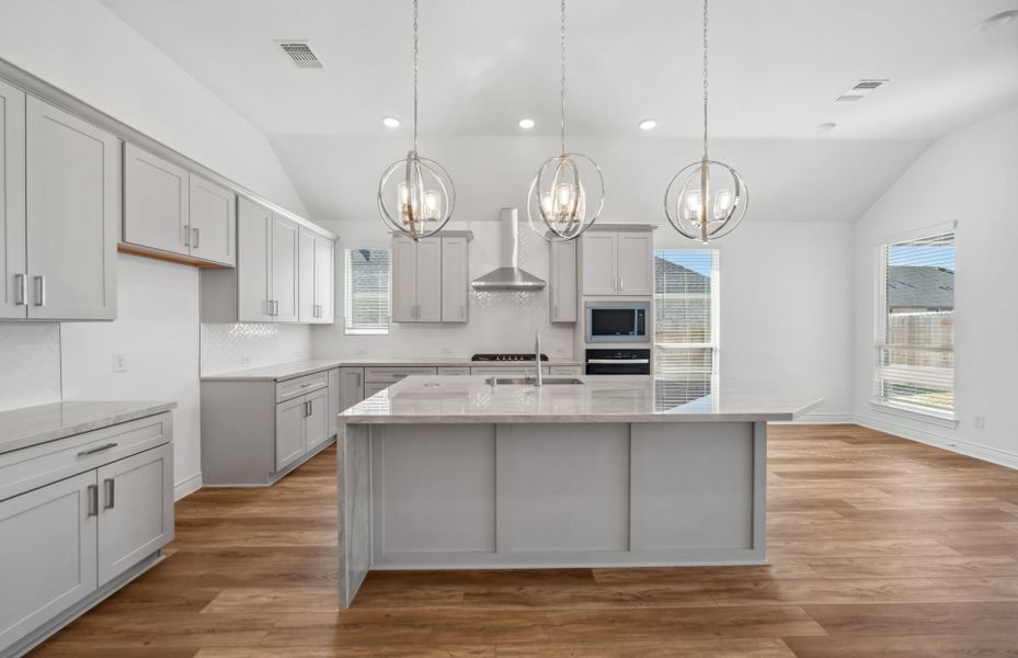 Representative furnished interior of a home built from the Berclair by Pulte Homes in Corley Farms, Boerne (Image 9).