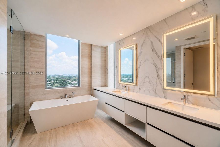 Furnished interior view inside a new home in , Palm Beach (Image 13).