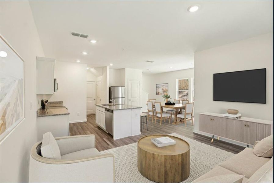 Furnished interior view inside a new home in Kendall Grove, McDonough (Image 7).