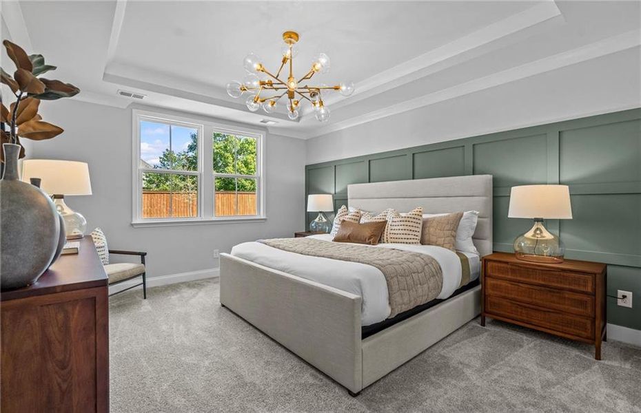 Furnished interior view inside a new home in Linden Grove, Powder Springs (Image 9).