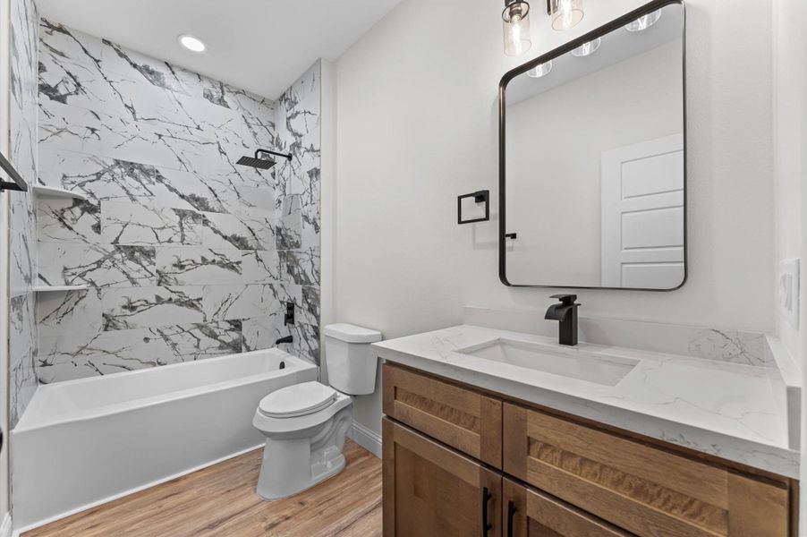 Furnished interior view inside a new home in , Magnolia (Image 7).