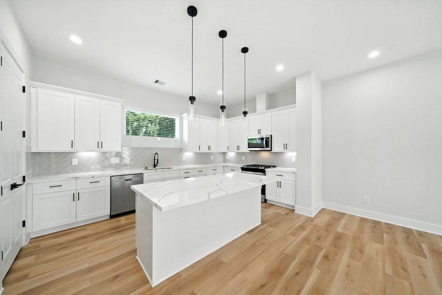 Furnished interior view inside a new home in Bauer Crossing, Houston (Image 6). Furnished interior view inside a new home in Bauer Crossing, Houston (Image 6).