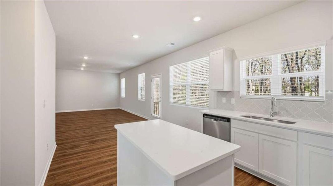 Furnished interior view inside a new home in Oakchase at Hampton, Hampton (Image 9).