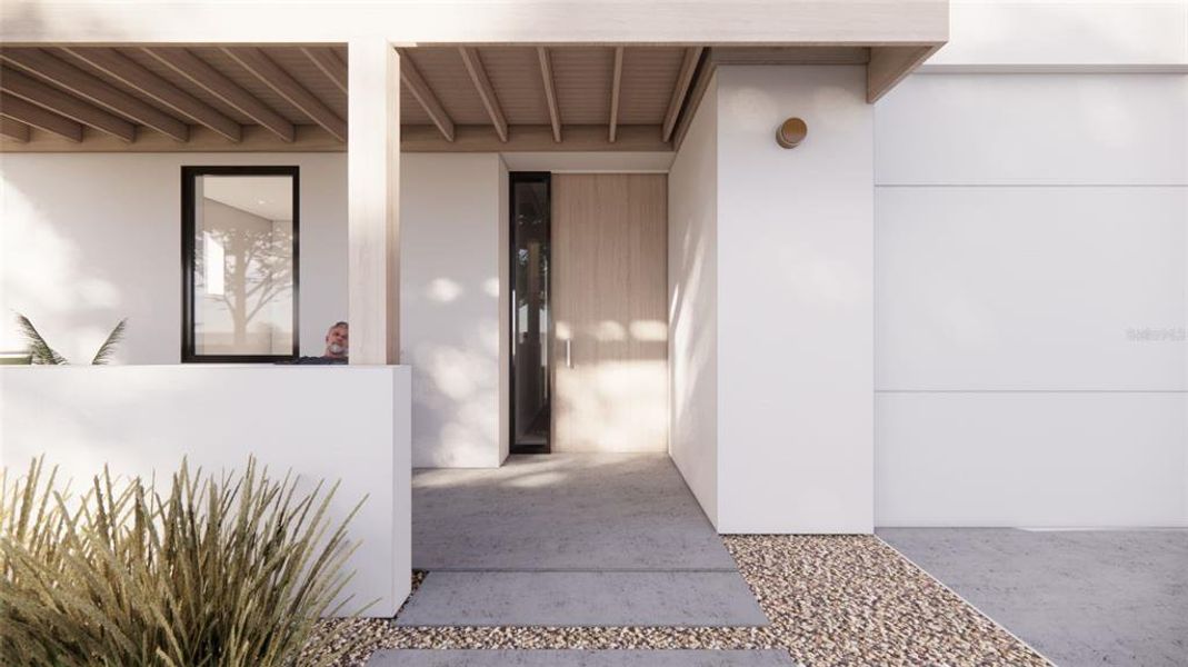 Exterior details and patio area of a home in , Lady Lake (Image 7).