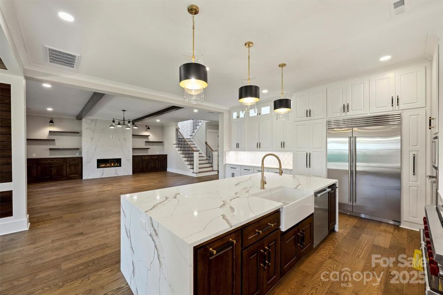 Furnished interior view inside a new home in , Charlotte (Image 9).