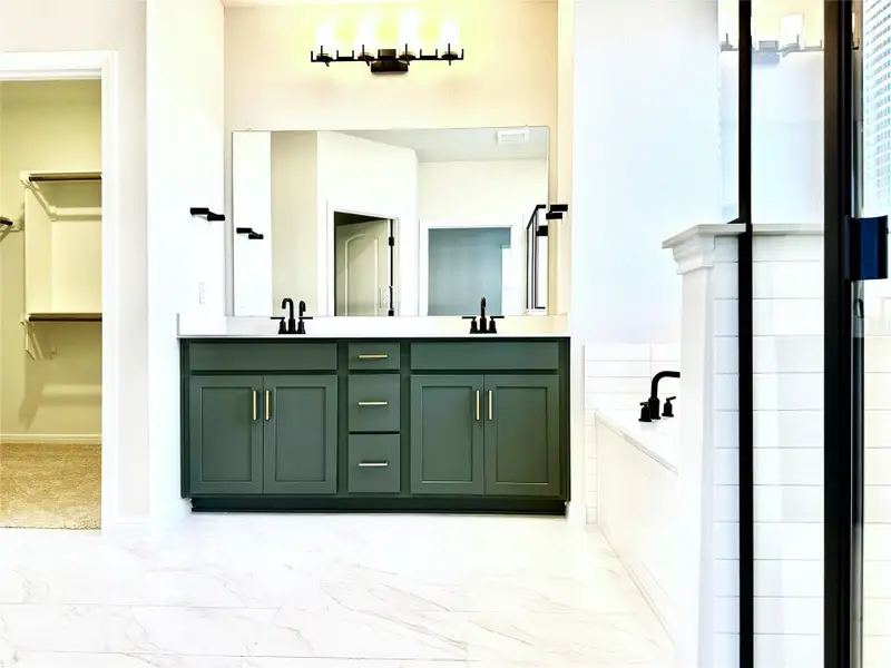 Furnished interior view inside a new home in The Colony 50s, Bastrop (Image 11).