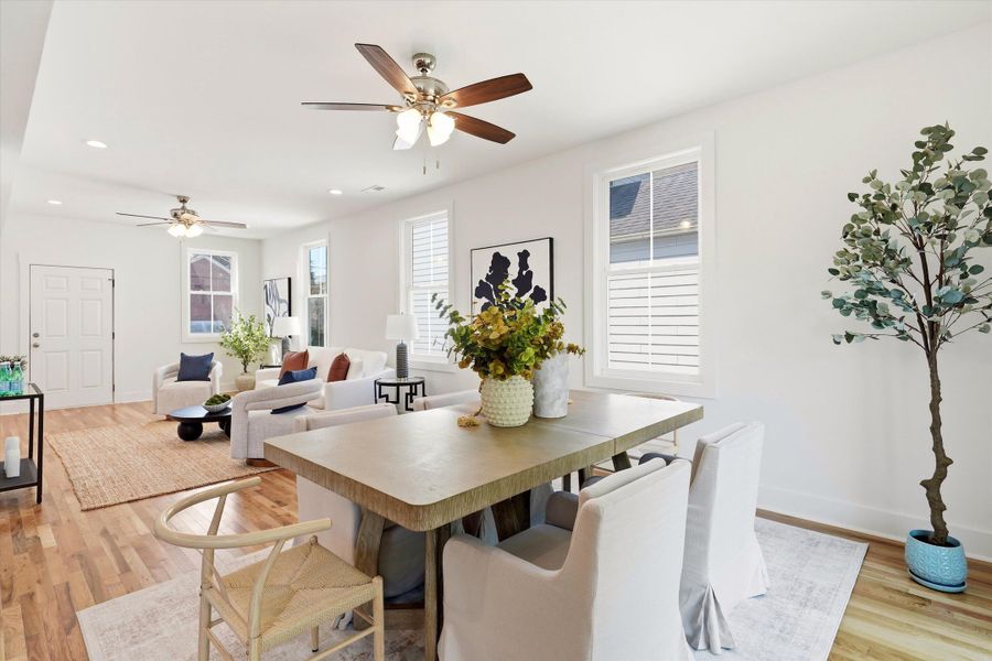 Furnished interior view inside a new home in , Charleston (Image 15).