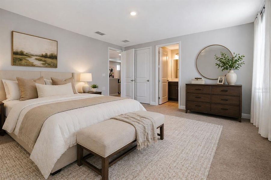 Furnished interior view inside a new home in , Orlando (Image 15).