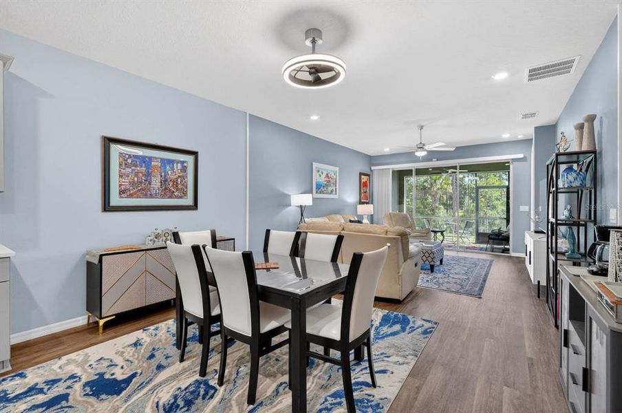 Furnished interior view inside a new home in Halifax Plantation Villas, Ormond Beach (Image 19).