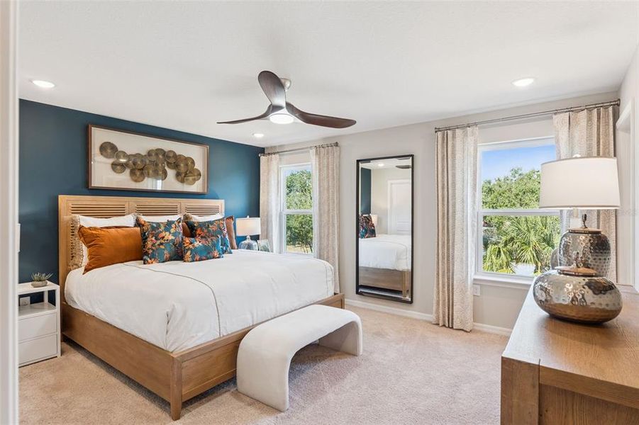 Furnished interior view inside a new home in Connors Cove, Eustis (Image 11).