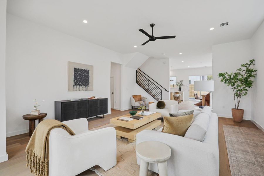 Furnished interior view inside a new home in , Austin (Image 4).