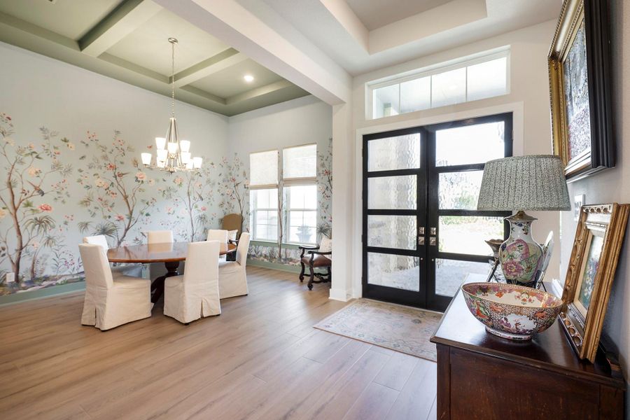Furnished interior view inside a new home in Cross Creek Ranch 65′, Fulshear (Image 22). Furnished interior view inside a new home in Cross Creek Ranch 65′, Fulshear (Image 22).