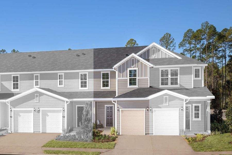 Front exterior of a home in the Orchard Park Townhomes community, located in St. Augustine, FL (Image 17).