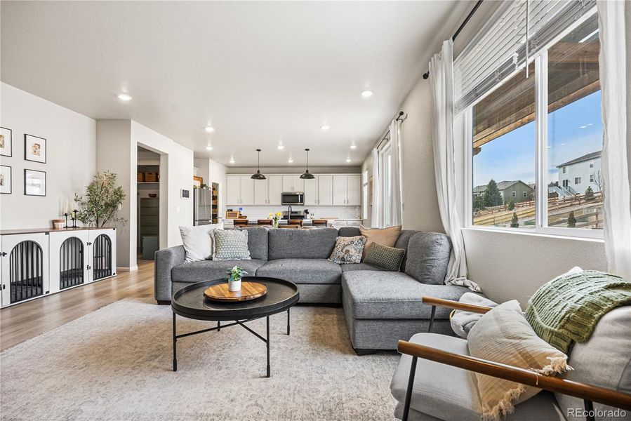 Furnished interior view inside a new home in Poudre Heights: The Alpine Collection, Windsor (Image 12).