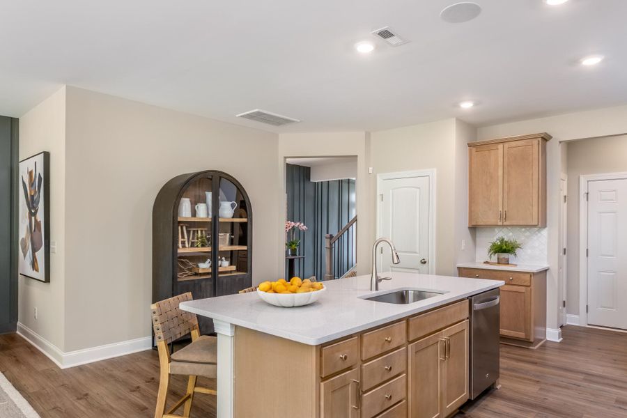Furnished interior view inside a new home in Running Brook Townes, Durham (Image 9).