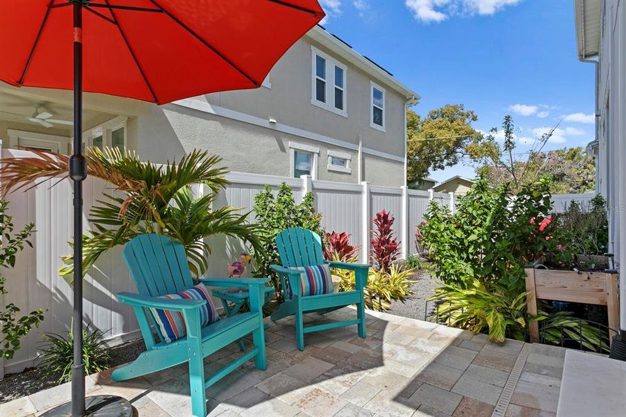 Exterior details and patio area of a home in , Tampa (Image 30). Exterior details and patio area of a home in , Tampa (Image 30).