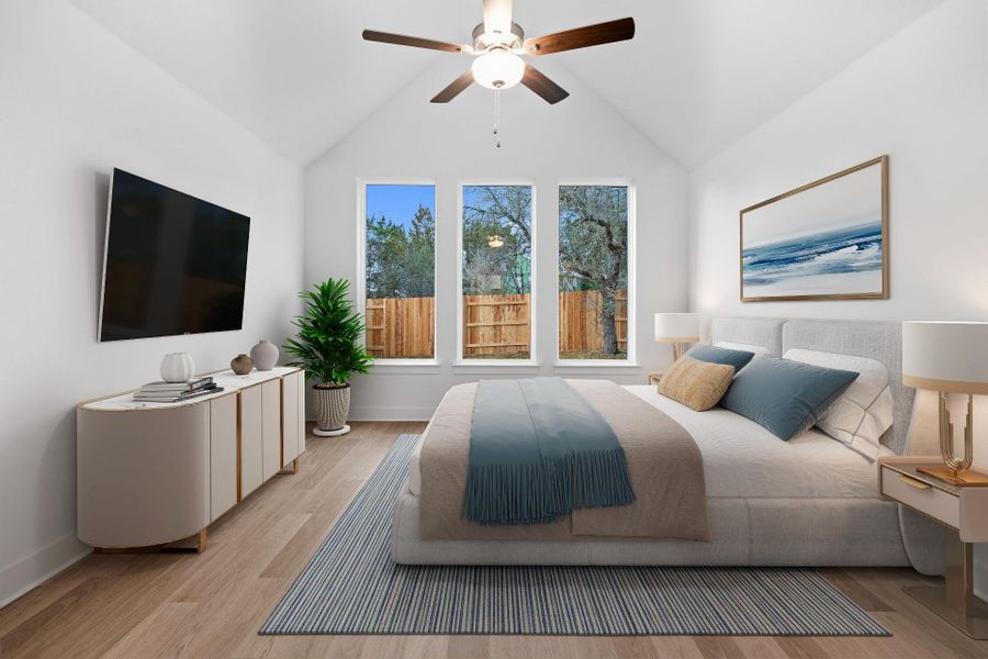 Primary Bedroom - Virtually Staged