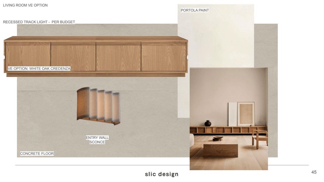 Spacious open-concept living area with wide-plank hardwood flooring, soaring ceilings, and walls of expansive windows.