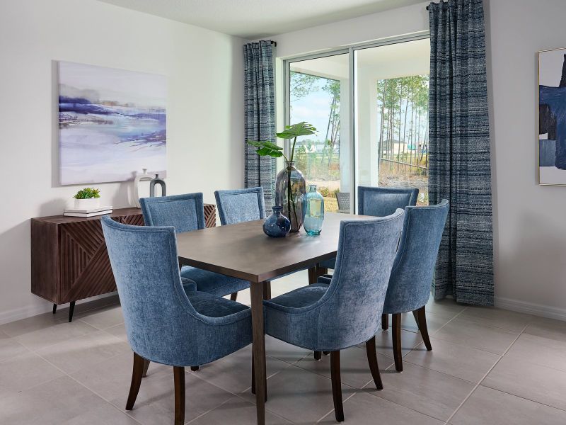 Furnished interior view inside a new home in Meritage Homes at Terra Lago - Classic Series, Indiantown (Image 4).