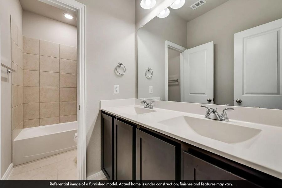 Furnished interior view inside a new home in Sanctuary, Salado (Image 2). Furnished interior view inside a new home in Sanctuary, Salado (Image 2).