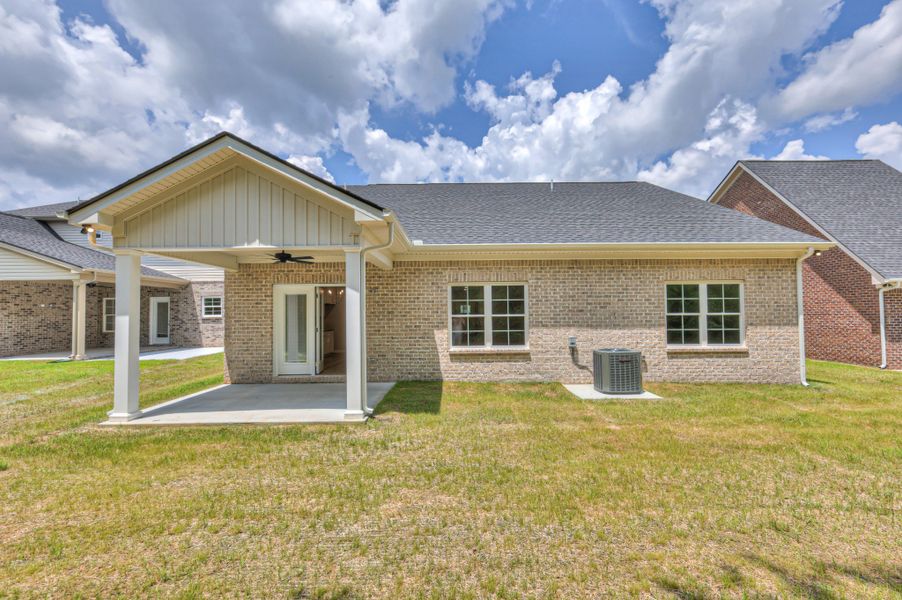 Exterior details and patio area of a home in Legacy Preserve, Tullahoma (Image 3).