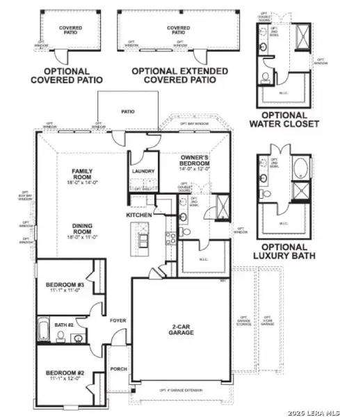 2D floor plan layout of this home in High Branch, San Marcos, TX (Image 3).