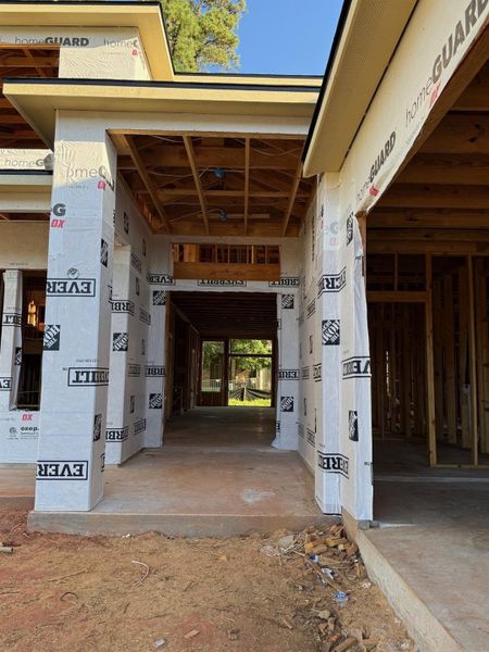 In-progress construction of a new home in , Montgomery, TX (Image 17).