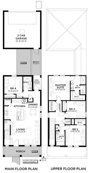 2D floor plan layout for the Margarita by Casa Fresca Homes in Pasadena Ridge, Dade City, FL (Image 3).