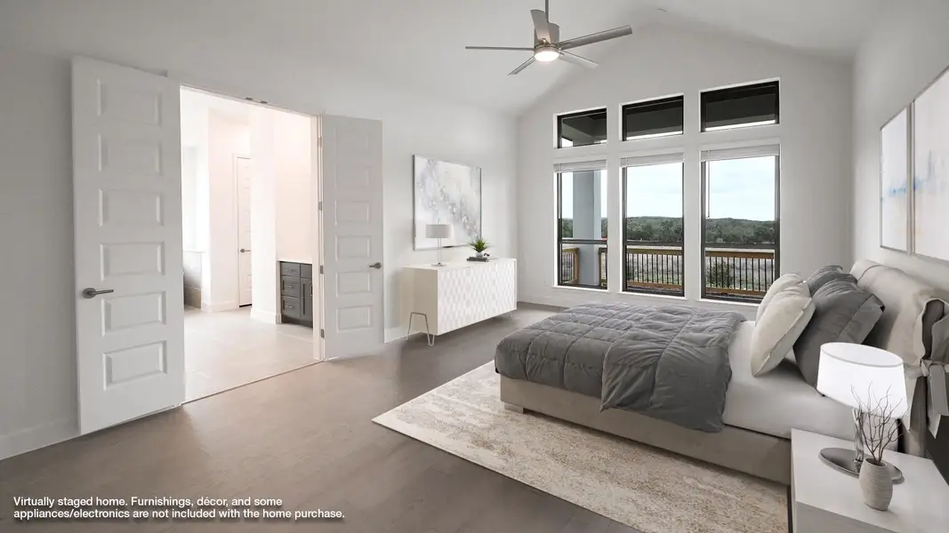 Furnished interior view inside a new home in Thornebrook, Bulverde (Image 9).