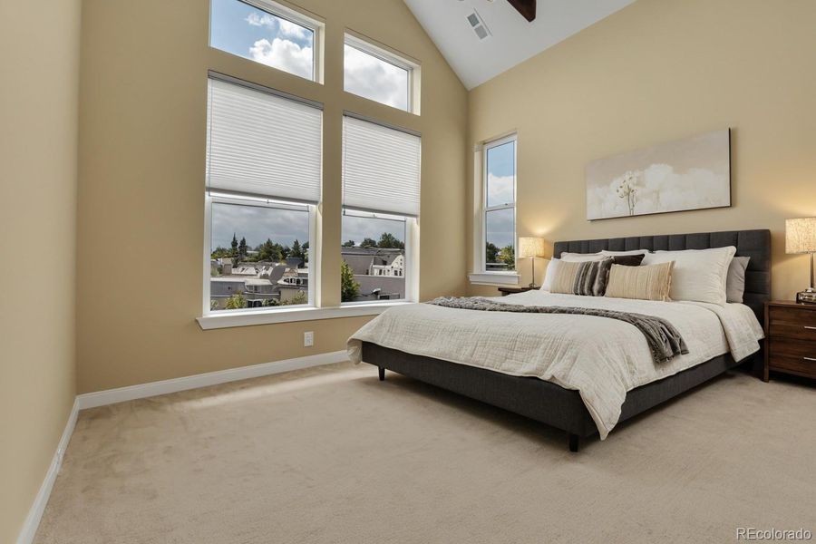 Virtually Staged Secondary Bedroom 2