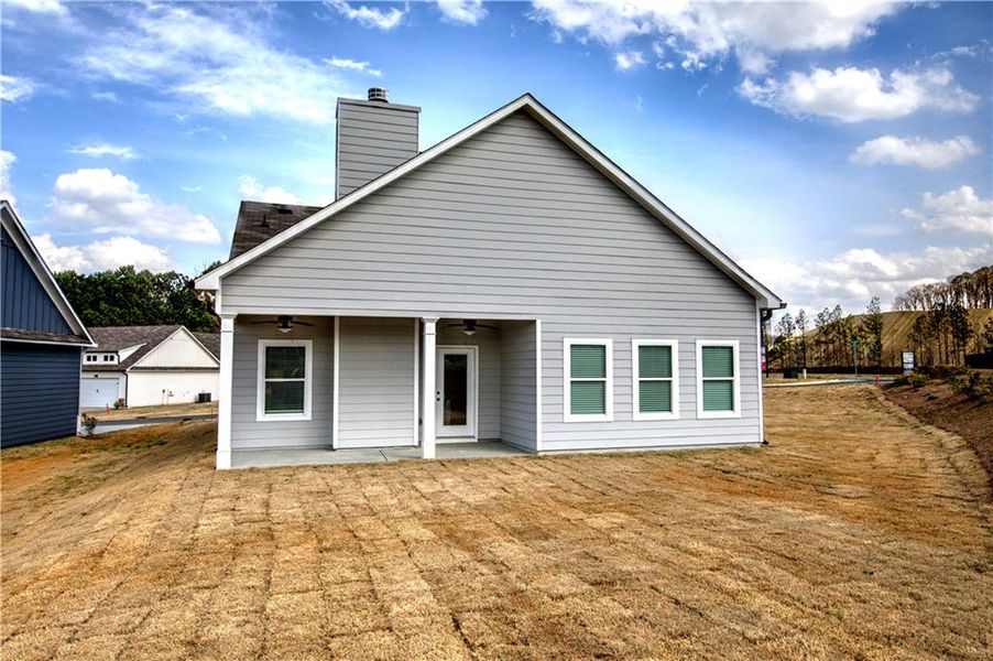 Front exterior of a new home in , Cartersville, GA, highlighting curb appeal (Image 1).