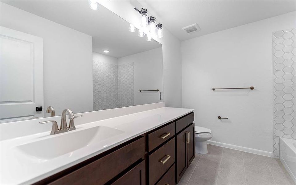 Furnished interior view inside a new home in Solterra, Mesquite (Image 3). Furnished interior view inside a new home in Solterra, Mesquite (Image 3).