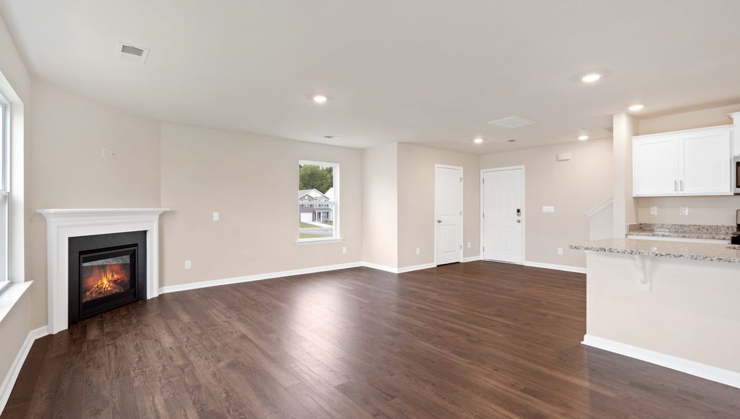 Representative unfurnished interior of a home built from the AISLE by D.R. Horton in Baxter Village, Boiling Springs (Image 16).