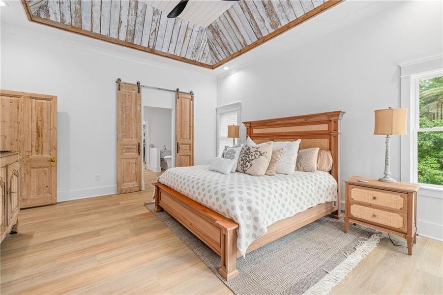 Furnished interior view inside a new home in , Flowery Branch (Image 39).