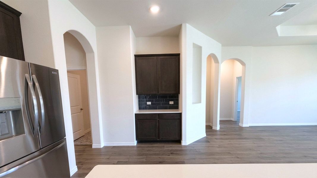 Furnished interior view inside a new home in Lakewood Trails, Forney (Image 8). Furnished interior view inside a new home in Lakewood Trails, Forney (Image 8).