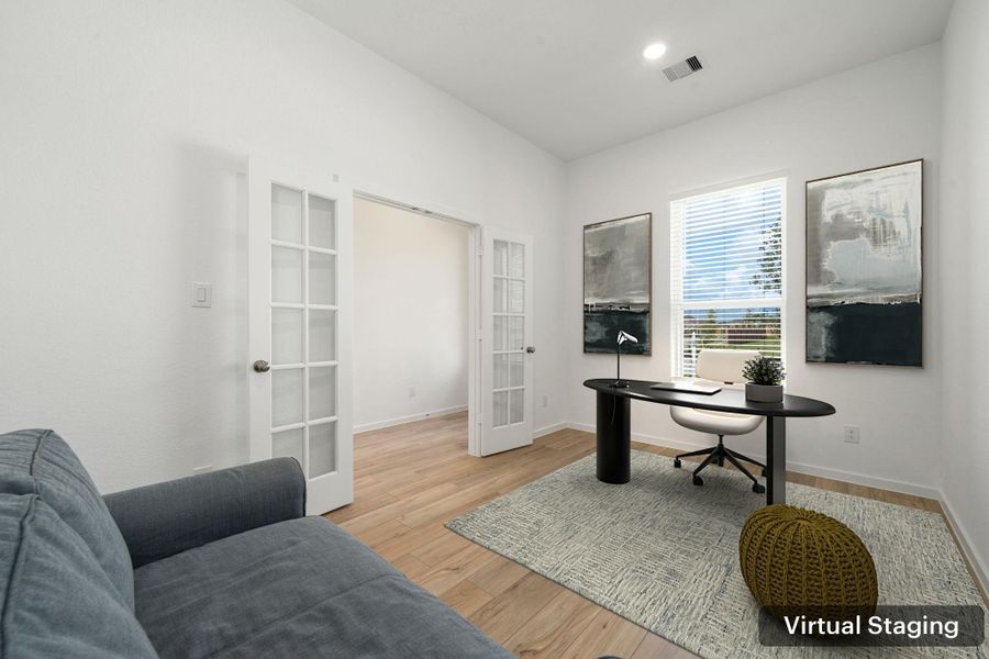 Furnished interior view inside a new home in Lago Mar: Fairway Collections, Texas City (Image 15). Furnished interior view inside a new home in Lago Mar: Fairway Collections, Texas City (Image 15).