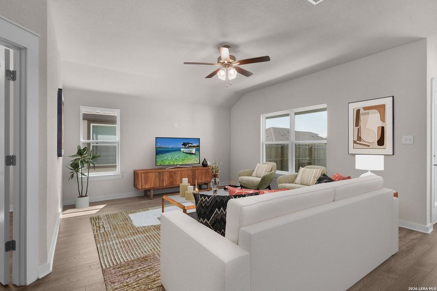 Furnished interior view inside a new home in Westridge, San Antonio (Image 11).