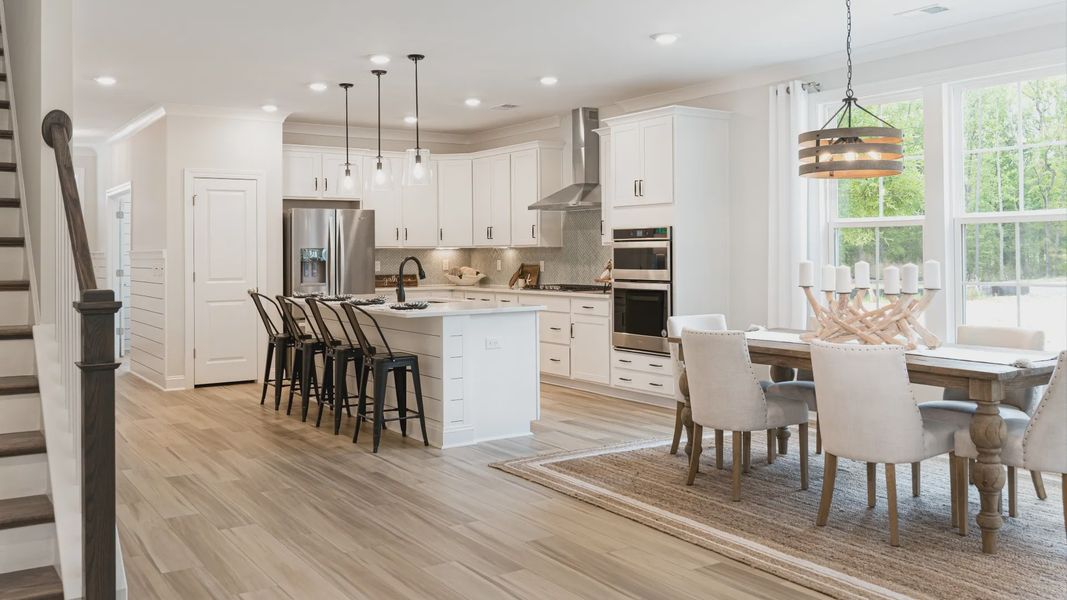 kitchen dining open concept