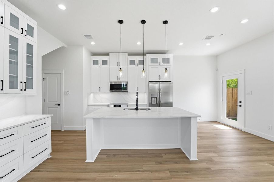Furnished interior view inside a new home in , Houston (Image 10).